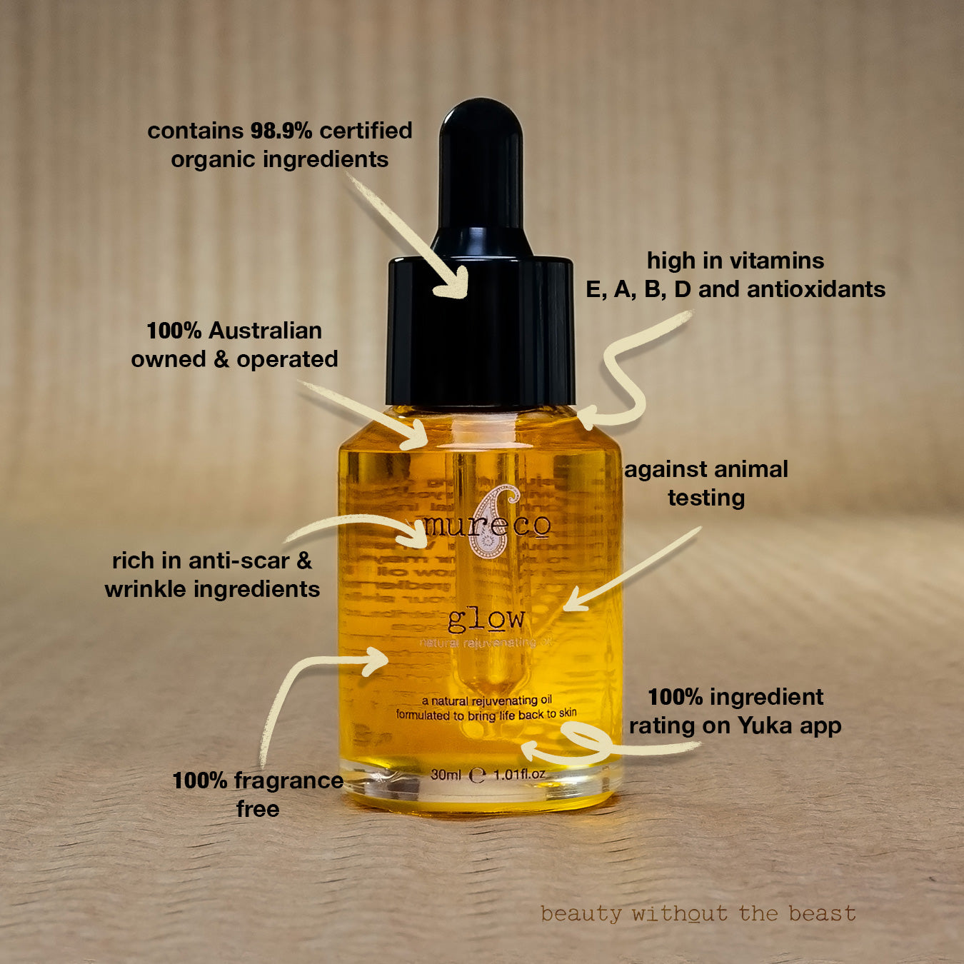 Mureco Glow - Natural Rejuvenating Face Oil