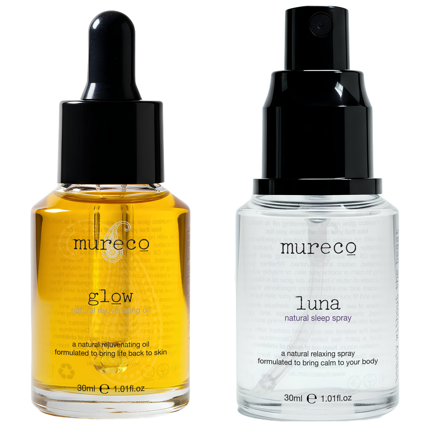 Mureco Moonshine Kit - Natural Face Oil and Sleep Spray