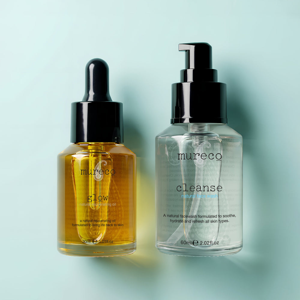 Mureco Radiance Kit – vegan, Australian-made face oil and cleanser set for glowing skin