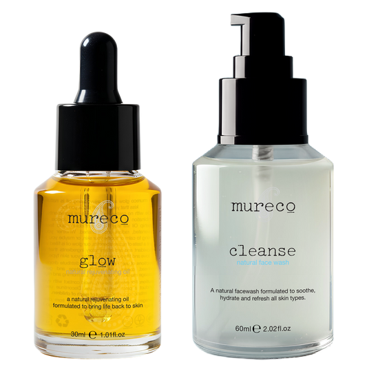 Mureco Radiance Kit - Glow Face Oil & Cleanse Face Wash